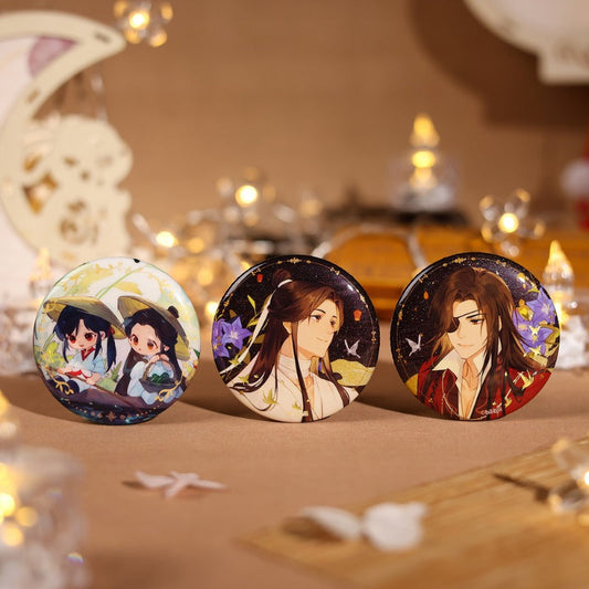 Beome Tgcf | Heaven Official's Blessing Gong Shang Guang Jing Series 3Pc Badge - Heartbeat Anime Store